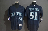 Mariners 51 Ichiro Suzuki Navy Flexbase Jersey,baseball caps,new era cap wholesale,wholesale hats